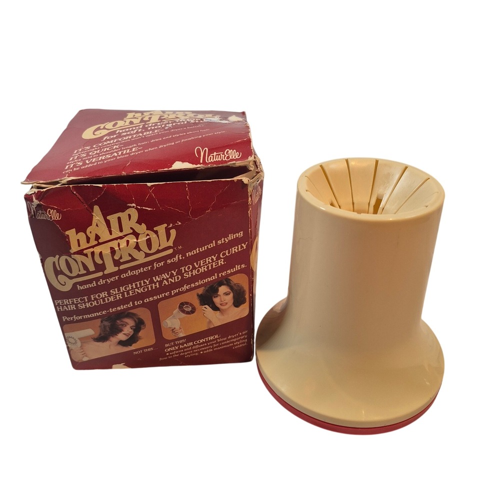 1985 NaturElle Hair Control Blow Dryer Adapter Diffuser Attachment 09560 Manual
